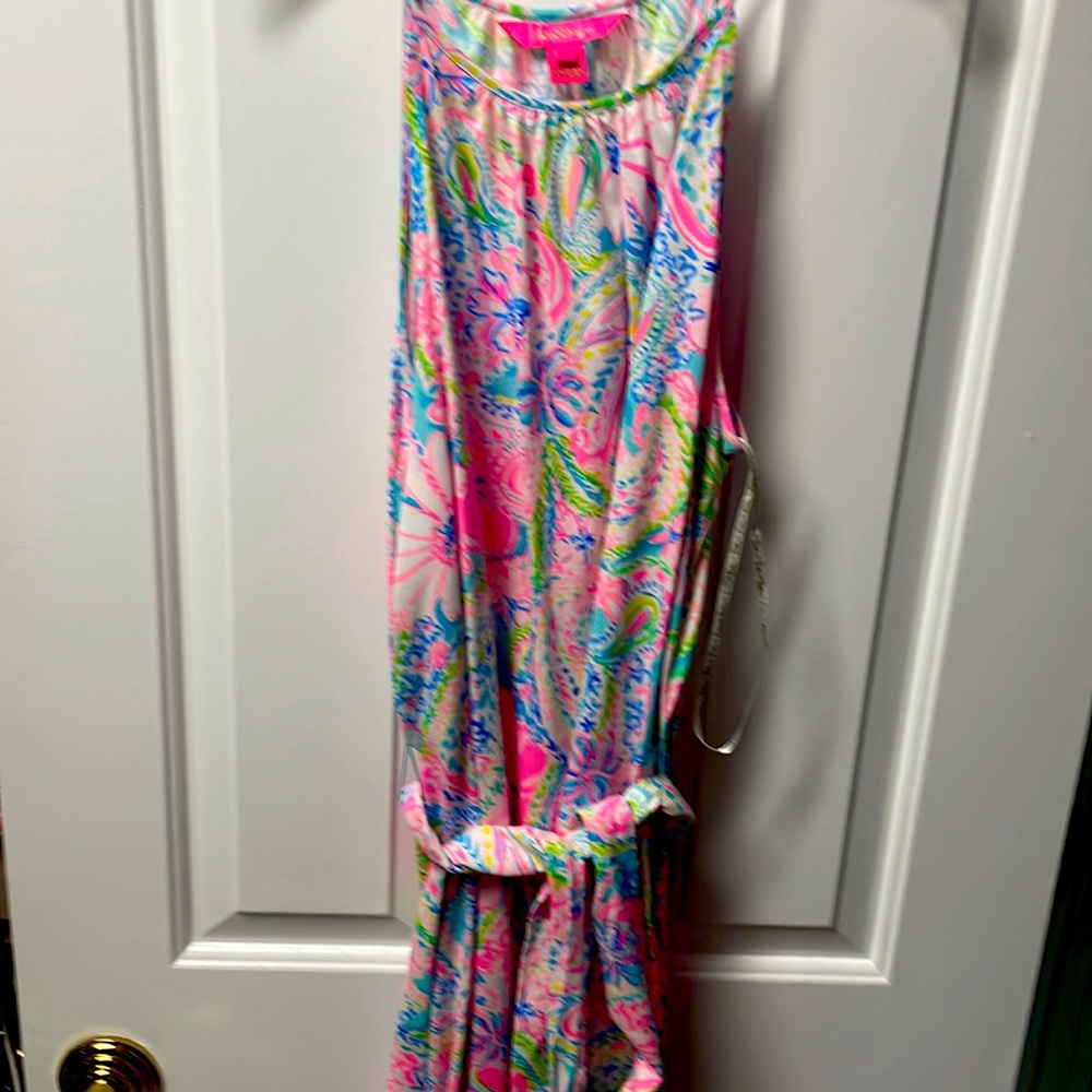 Lily Pulitzer dress with waist tie